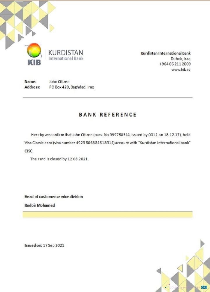 Download Iraq Kurdistan International closure reference Photoshop template